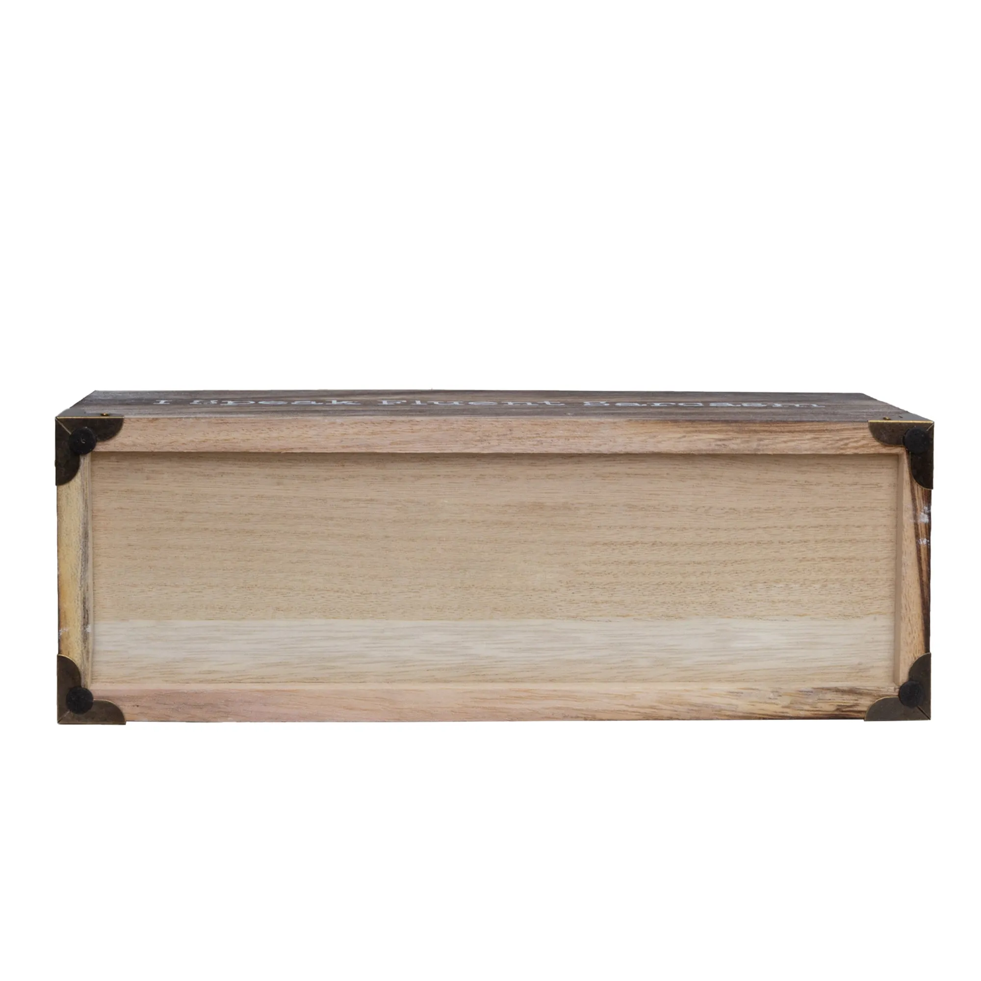 Novelty Wood Desk Organizer  for Pens & Office Supplies - I Speak Fluent Sarcasm