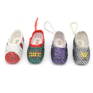 Nutcracker Miniature Pointe Shoe Set of 4 • Ornament, Key Chain or Bag Charm