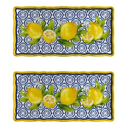 Palermo Biscuit Cracker Trays Set 297PAL