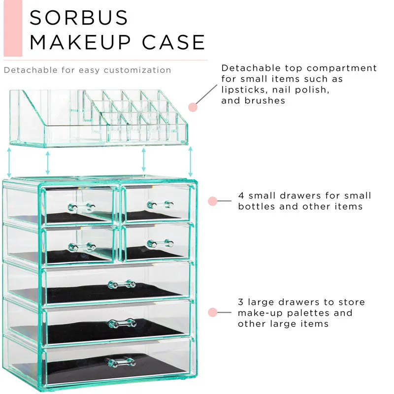 Patricia Makeup Organizer Storage Case