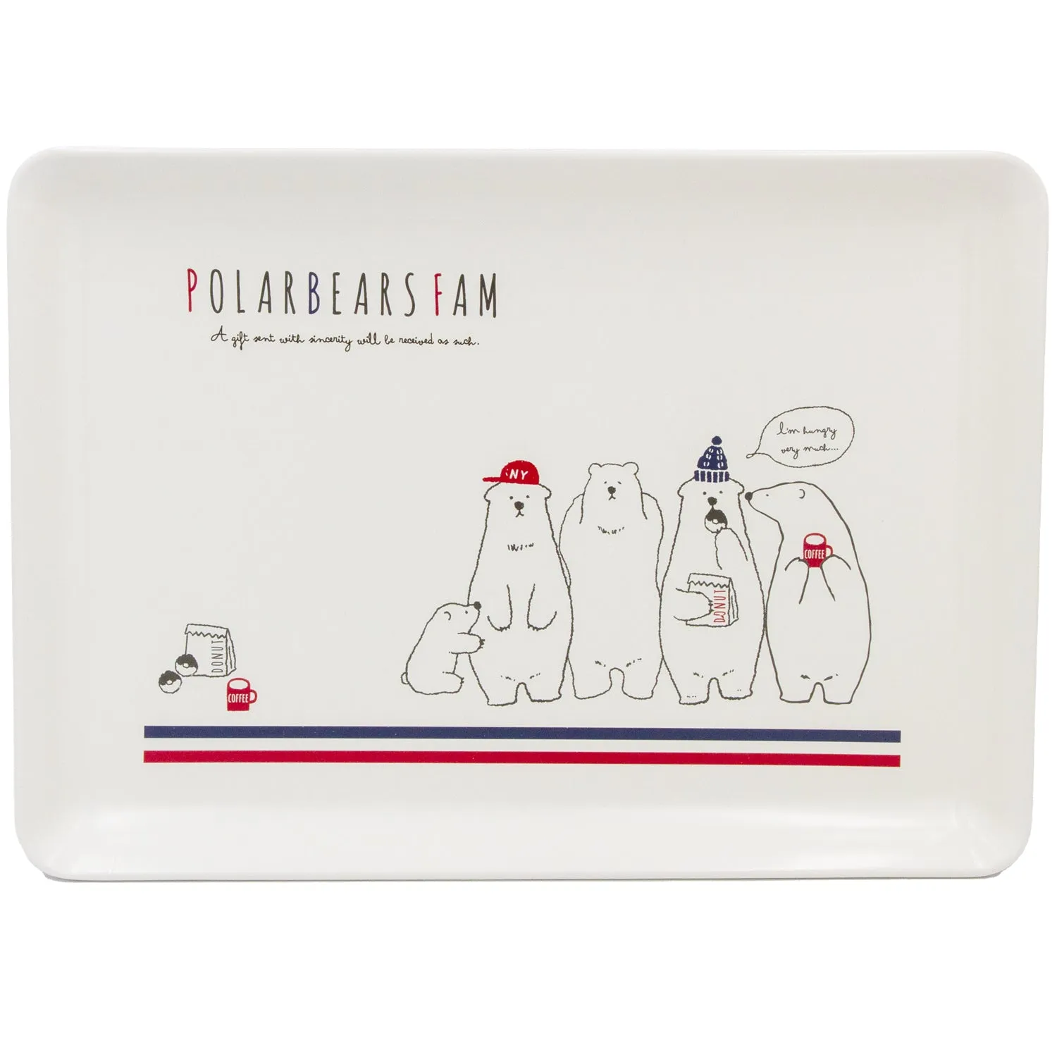 Polar Bears Fam Tray Large 15"x11" (KT761366)