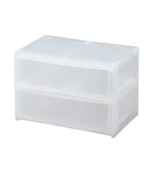 Posdeco Wide 2-Tier Organizer - Clear