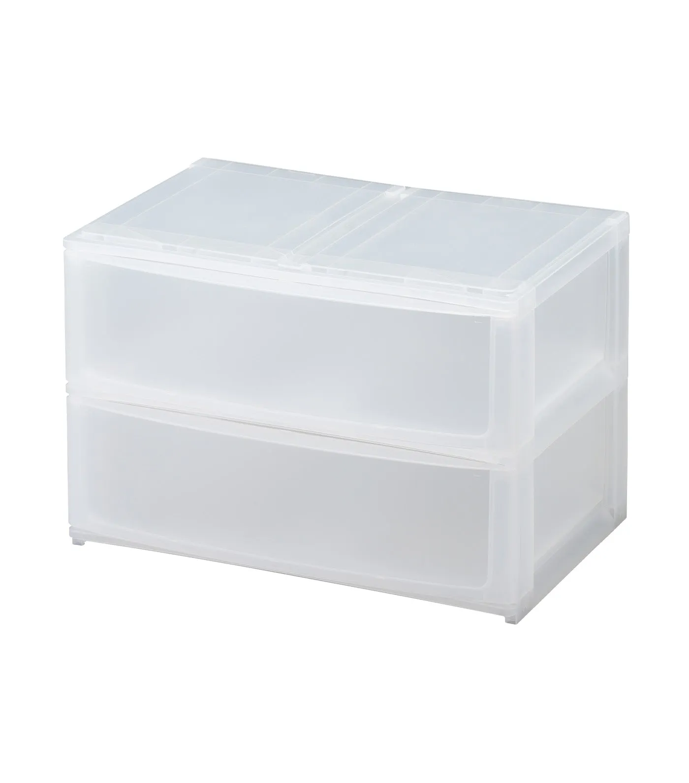 Posdeco Wide 2-Tier Organizer - Clear
