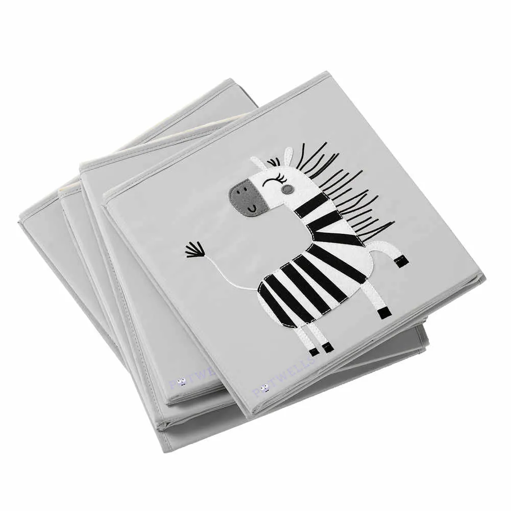 Potwells Storage Box - Zebra