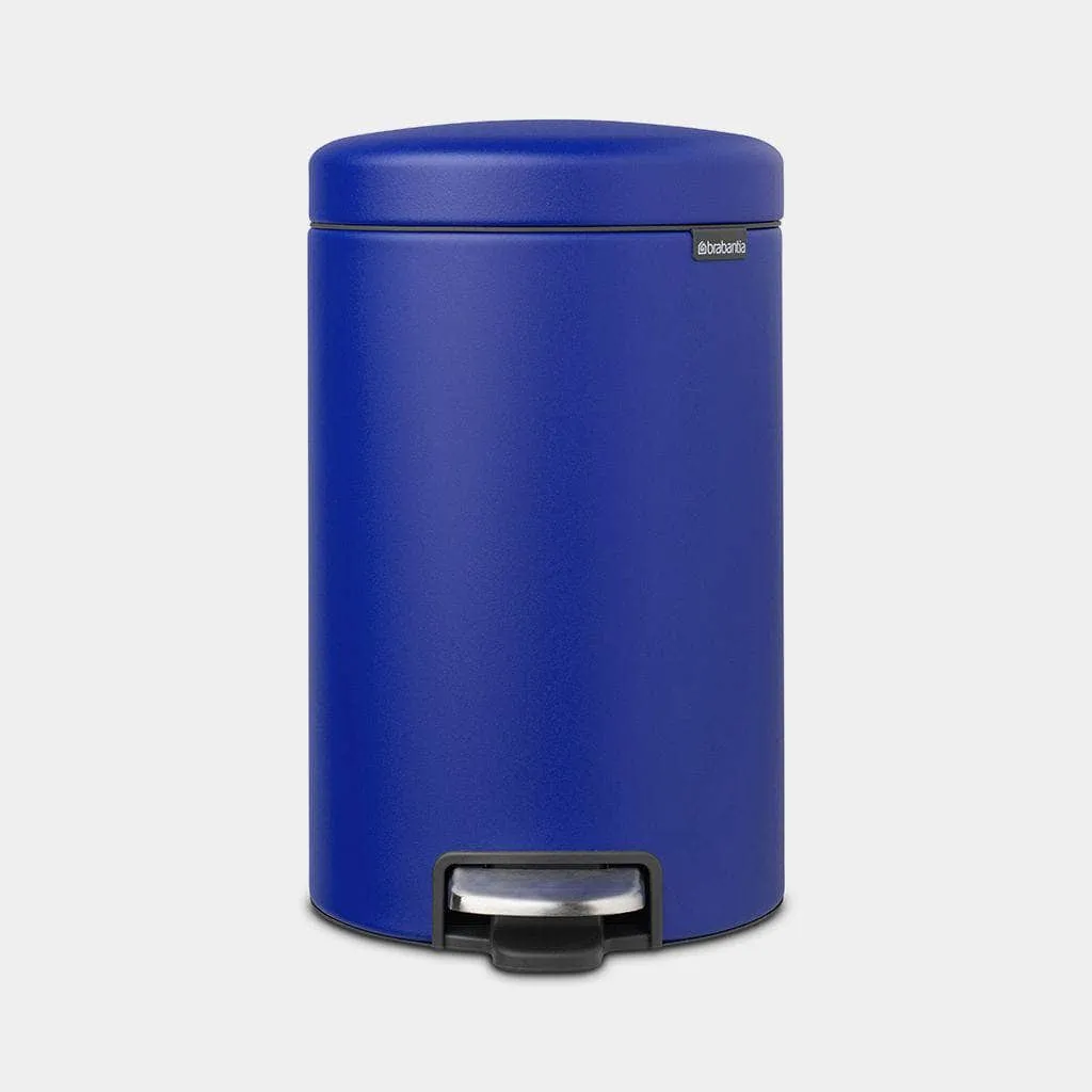 Powerful Blue Pedal Bin - 12 Litre