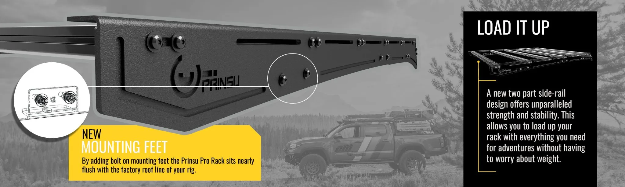 Prinsu PRO 2022  Tundra Roof Rack