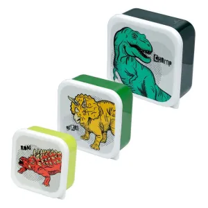 Puckator Stackable Lunch Box Set - Dinosauria