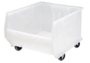 Quantum QUS965MOBCL Clear-View HULK Mobile Container, 18.25" x 23.88" x 12"