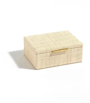 Raffia Jewelry Box