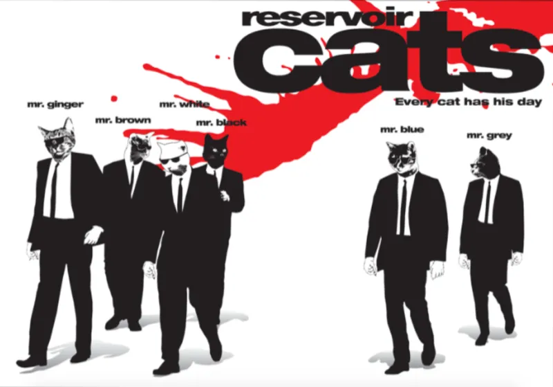 Reservoir Cats Lap Tray by Fabulous Felines