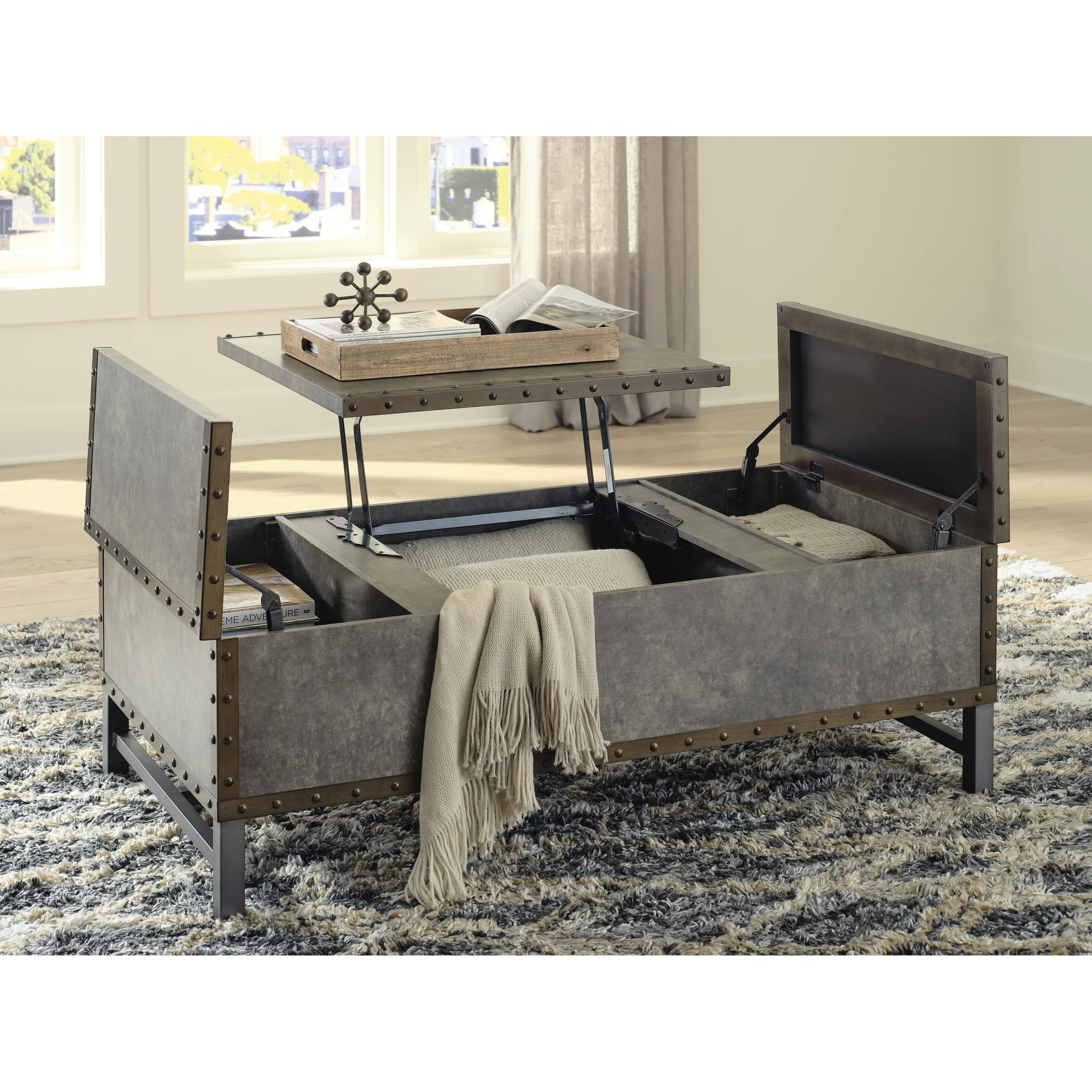 Signature Design by Ashley Derrylin Lift Top Cocktail Table T973-9