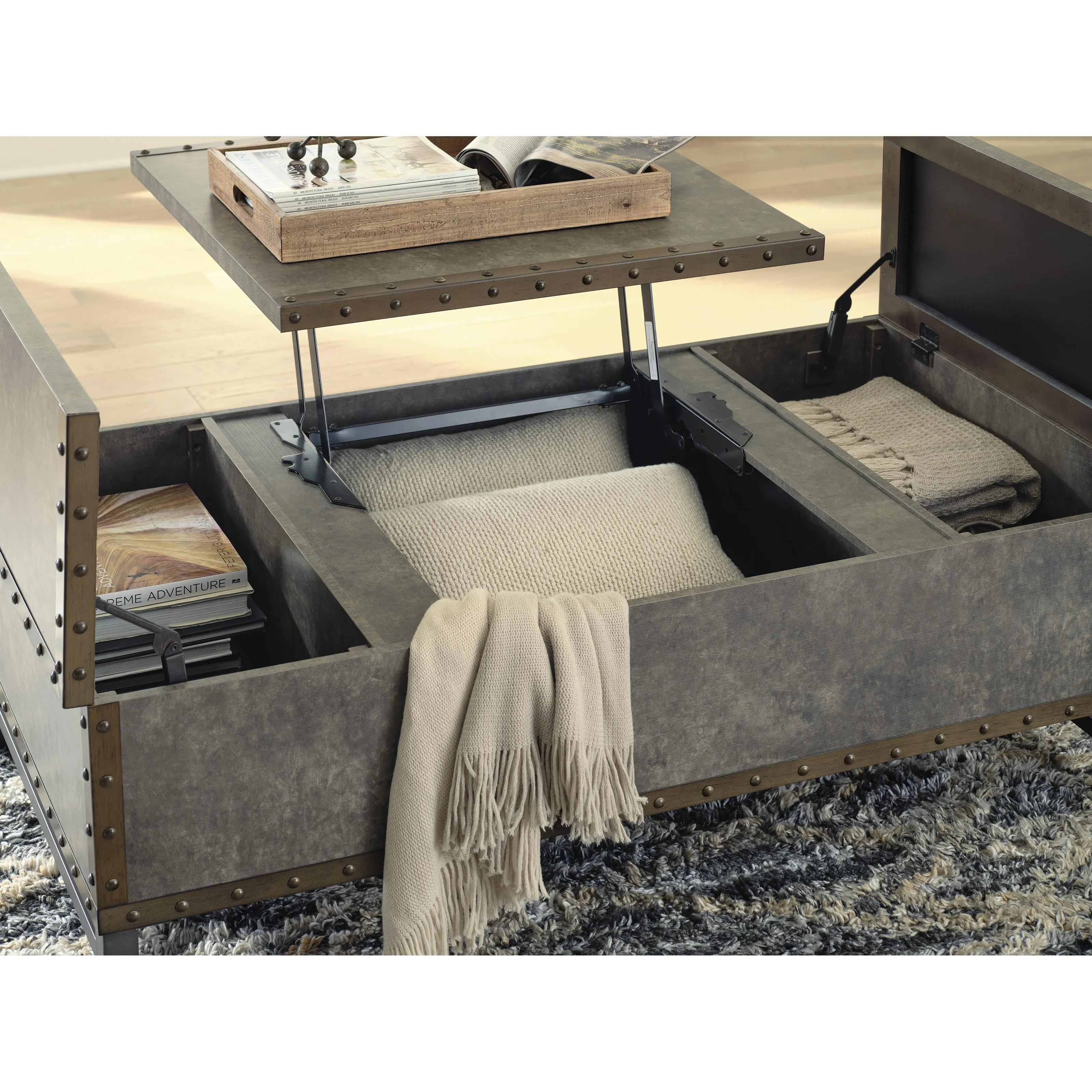 Signature Design by Ashley Derrylin Lift Top Cocktail Table T973-9