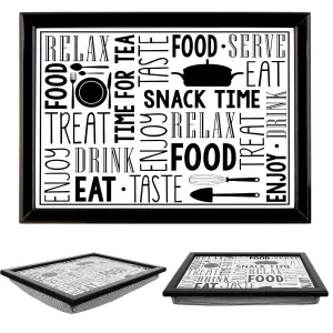 Snack Time Lap Tray With Bean Bag Cushion