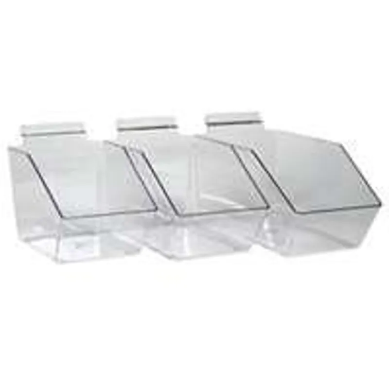Southern Imperial Visi-Bin RPDMP-655115 Slatwall Dump Bin, 5 lb, Plastic, 11-1/2 in L, 6 in W, 5-1/2 in H :EA: QUANTITY: 10
