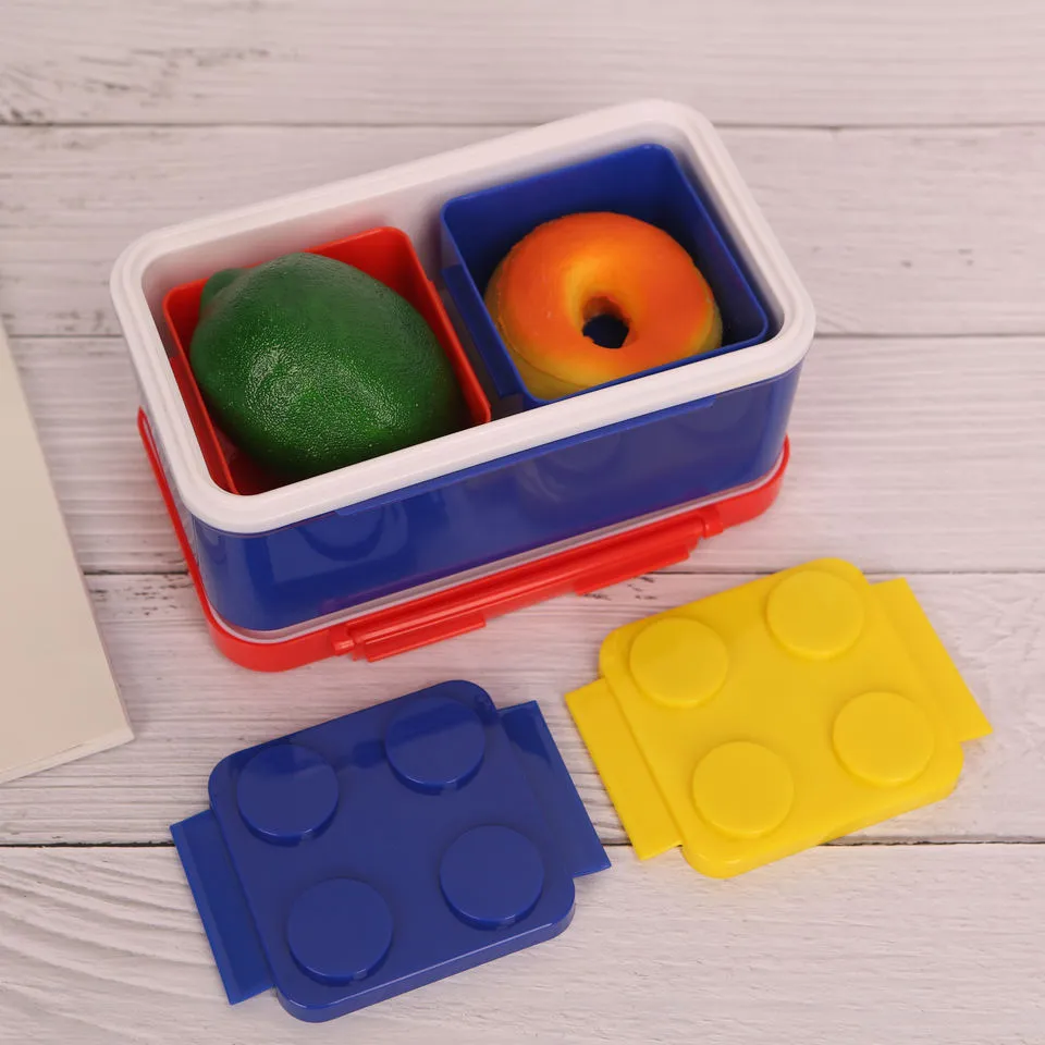 Stackable Brick Lunch Boxes