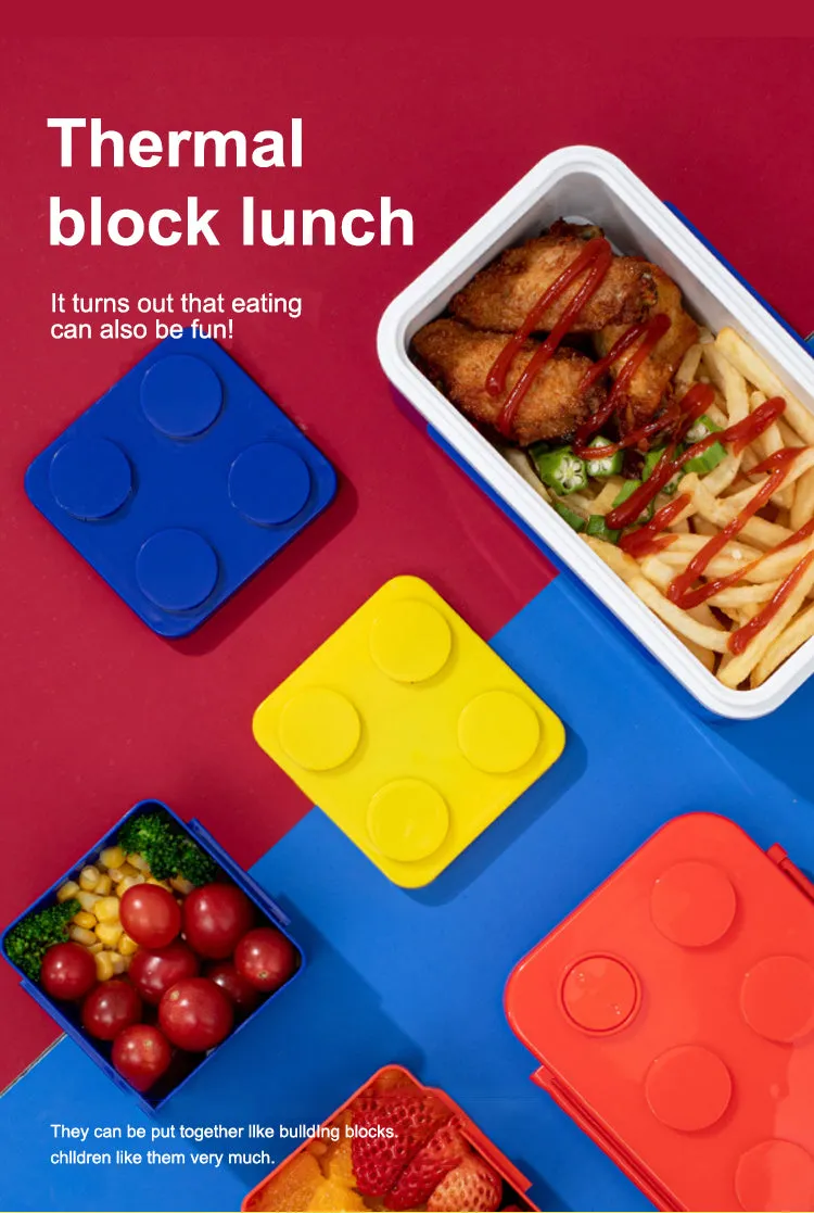 Stackable Brick Lunch Boxes