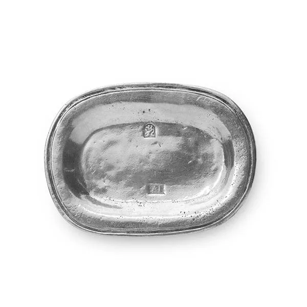 Vintage Pewter Bedside Tray