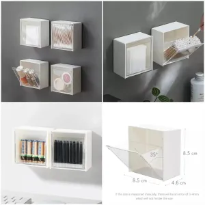 Wall-Mounted Clamshell Storage Box 1 PCS