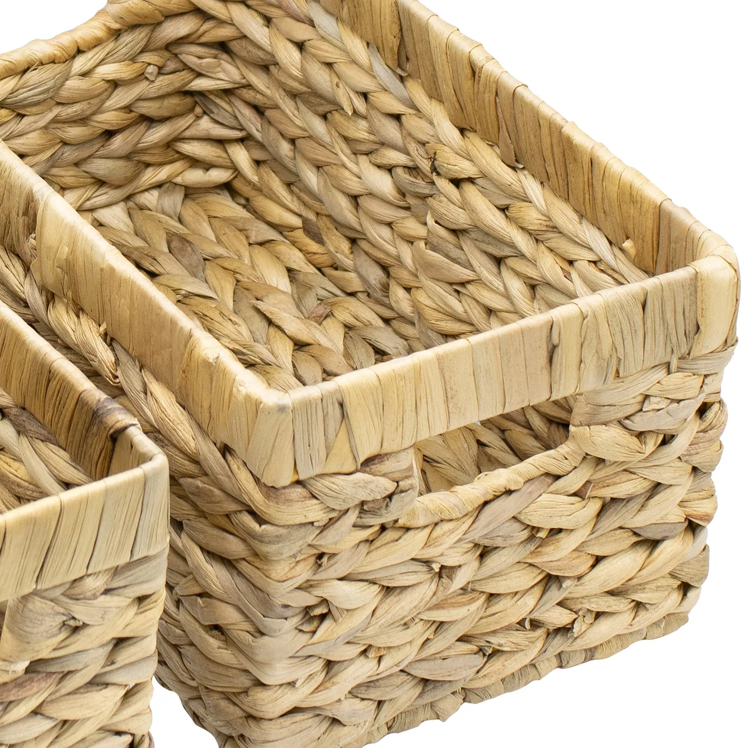 Water Hyacinth Baskets (2 Pack)