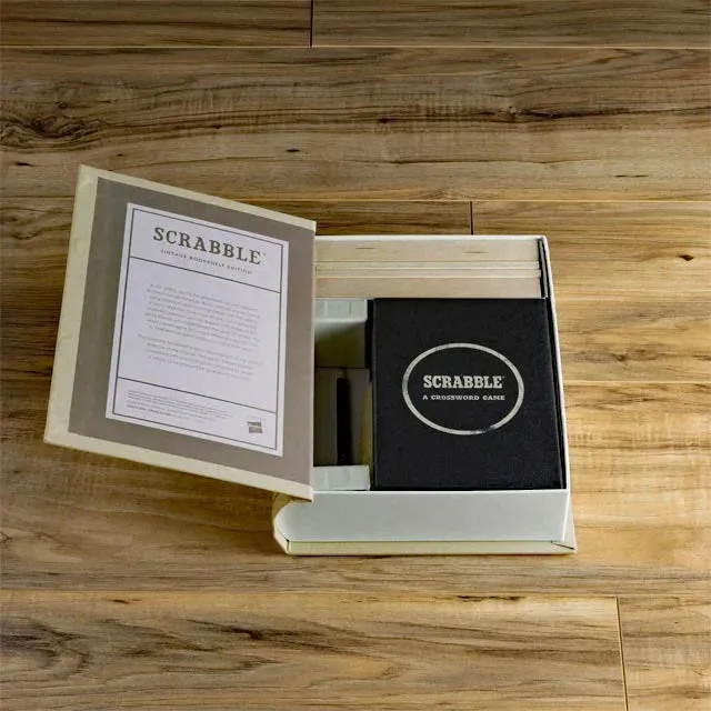 WS Game Co. Scrabble - Vintage Bookshelf Edition