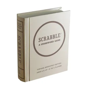 WS Game Co. Scrabble - Vintage Bookshelf Edition
